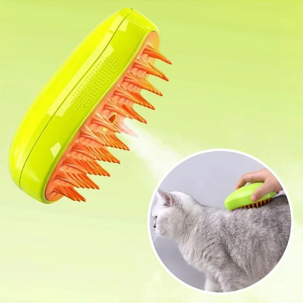 Escova a vapor para cães e gatos